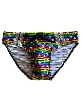 AC Swim Brief ~ “Stars and Pride Stripes”